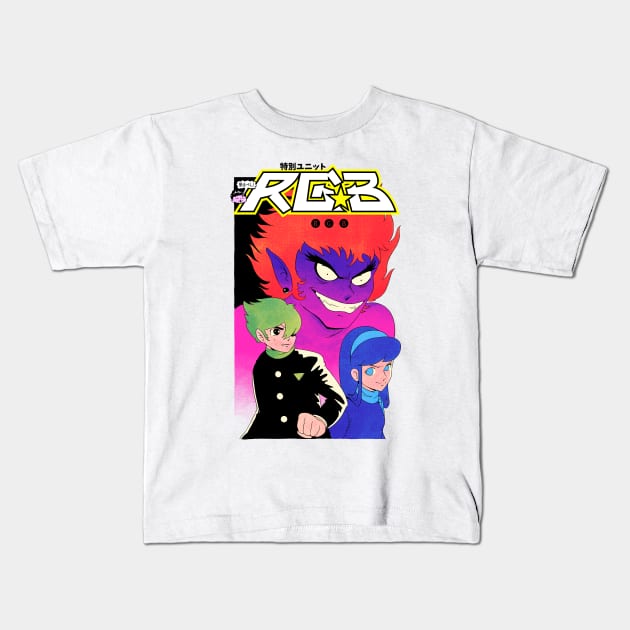 RGB team Kids T-Shirt by mathiole